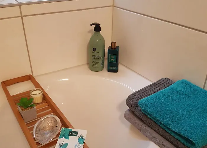 Einfuehrungspreis Gemuetliche Auszeit - Designwohnung - 4 Sterne Hotelboxspringbetten - Kueche - Familie - Erdgeschoss